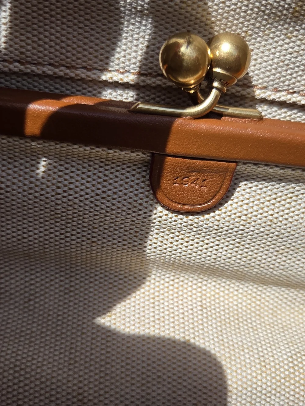 Coach 1941 ROGUE Satchel in Chalk Ivory-Pebbled Glovetanned Leather